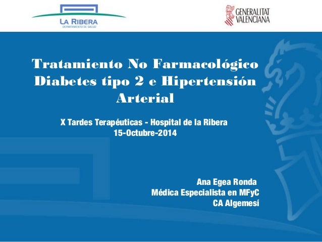 Tratamiento no farmacológico de la diabetes mellitus tipo Tratamiento no farmacológico de la diabetes mellitus tipo