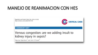 MANEJO DE REANIMACION CON HES
 