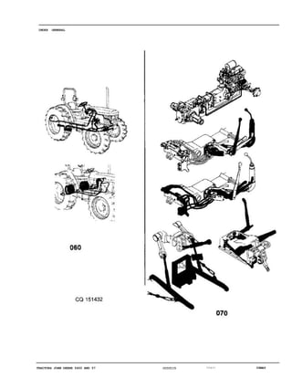 06MAYTRACTORS JOHN DEERE 5600 AND 57 CQ33115 00A01
INDEX GENERAL
 