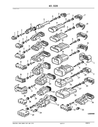TRACTORS JOHN DEERE 5600 AND 5700 CQ33115 06MAY04
CONNECTORS
40.028
 