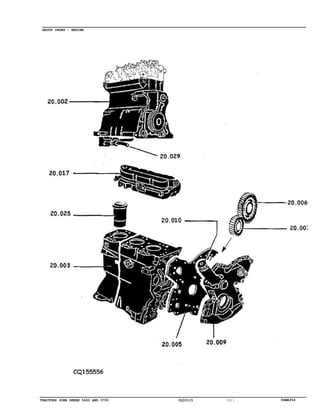 06MAY04TRACTORS JOHN DEERE 5600 AND 5700 CQ33115 1A11
GROUP INDEX - ENGINE
 