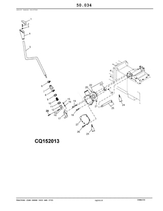 TRACTORS JOHN DEERE 5600 AND 5700 CQ33115 06MAI04
GROUP RANGE SHIFTER
50.034
 