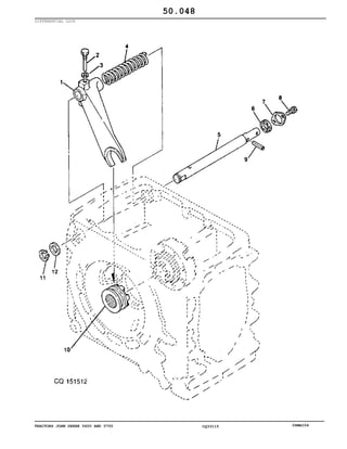 TRACTORS JOHN DEERE 5600 AND 5700 CQ33115 06MAI04
DIFFERENTIAL LOCK
50.048
 
