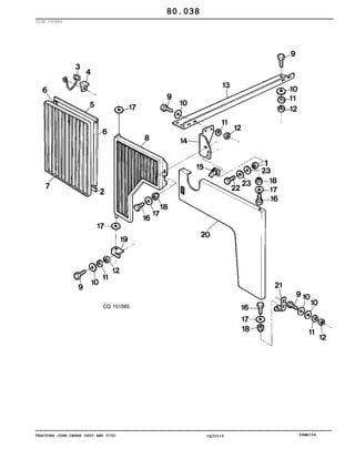 TRACTORS JOHN DEERE 5600 AND 5700 CQ33115 06MAI04
SIDE COVERS
80.038
 