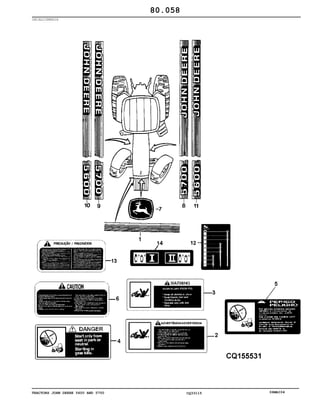 TRACTORS JOHN DEERE 5600 AND 5700 CQ33115 06MAI04
DECALCOMANIA
80.058
 