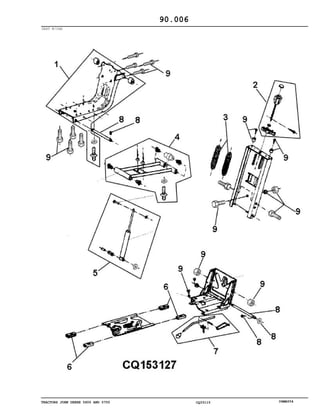 TRACTORS JOHN DEERE 5600 AND 5700 CQ33115 06MAY04
SEAT W/CAB
90.006
 