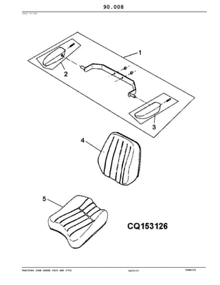 TRACTORS JOHN DEERE 5600 AND 5700 CQ33115 06MAI04
SEAT W/CAB
90.008
 