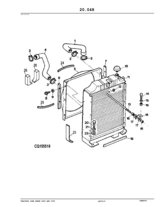 TRACTORS JOHN DEERE 5600 AND 5700 CQ33115 06MAY04
RADIATOR
20.048
 