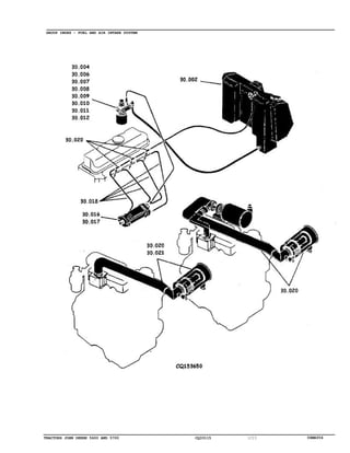 06MAY04TRACTORS JOHN DEERE 5600 AND 5700 CQ33115 1C23
GROUP INDEX - FUEL AND AIR INTAKE SYSTEM
 