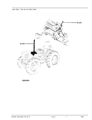 06MAYTRACTORS JOHN DEERE 5600 AND 57 CQ33115 1C23
GROUP INDEX - FUEL AND AIR INTAKE SYSTEM
 