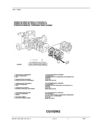 06MAYTRACTORS JOHN DEERE 5600 AND 57 CQ33115 00A01
INDEX GENERAL
 