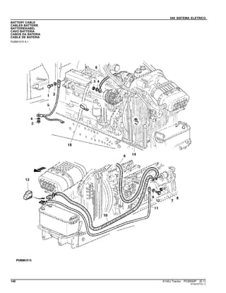 040 SISTEMA ELETRICO
BATTERY CABLE
CABLES BATTERIE
BATTERIEKABEL
CAVO BATTERIA
CABOS DA BATERIA
CABLE DE BATERIA
PUBM1515 A.1
148 6145J Tractor PC8550P (E.1)
ST347277(C.1)
 