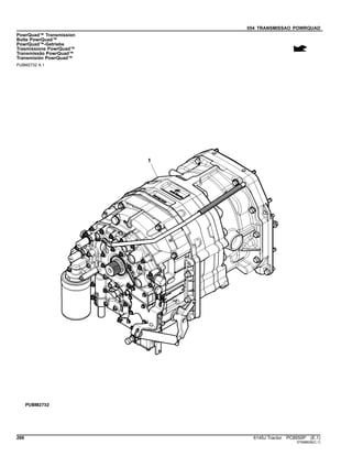 054 TRANSMISSAO POWRQUAD
PowrQuad™ Transmission
Boîte PowrQuad™
PowrQuad™-Getriebe
Trasmissione PowrQuad™
Transmissão PowrQuad™
Transmisión PowrQuad™
PUBM2732 A.1
266 6145J Tractor PC8550P (E.1)
ST698636(C.1)
 