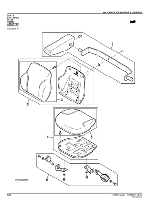 094 CABOS ACESSORIOS E ASSENTO
SEATS
FAUTEUILS
SITZE
SEDILI
ASSENTOS
ASIENTOS
CQ300505 A.1
624 6145J Tractor PC8550P (E.1)
ST347527(A.2)
 