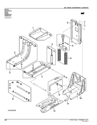 094 CABOS ACESSORIOS E ASSENTO
SEATS
FAUTEUILS
SITZE
SEDILI
ASSENTOS
ASIENTOS
CQ300506 A.1
626 6145J Tractor PC8550P (E.1)
ST347528(A.2)
 
