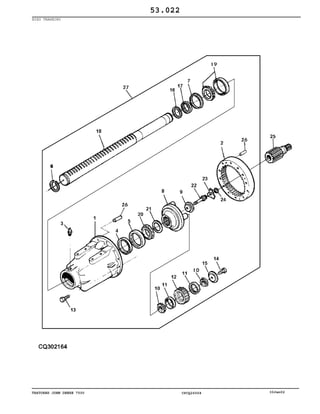 TRATORES JOHN DEERE 7500 CPCQ26568 30Jan02
EIXO TRASEIRO
53.022
 