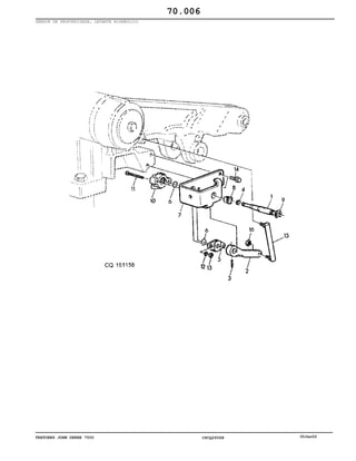 TRATORES JOHN DEERE 7500 CPCQ26568 30Jan02
SENSOR DE PROFUNDIDADE, LEVANTE HIDRÁULICO
70.006
 