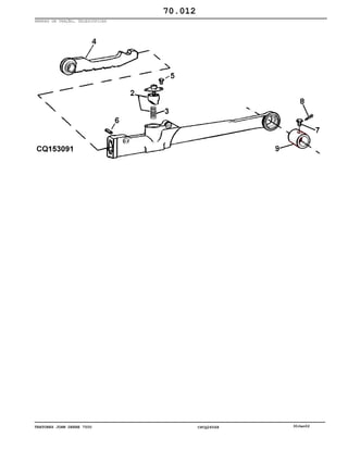 TRATORES JOHN DEERE 7500 CPCQ26568 30Jan02
BARRAS DE TRAÇÃO, TELESCÓPICAS
70.012
 