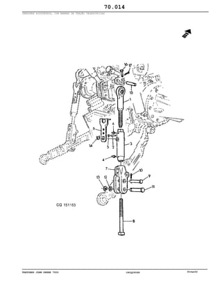 TRATORES JOHN DEERE 7500 CPCQ26568 30Jan02
TENSORES AJUSTÁVEUS, COM BARRAS DE TRAÇÃO TELESCÓPICAS
70.014
 