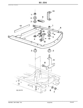 TRATORES JOHN DEERE 7500 CPCQ26568 30Jan02
ESTRUTURA FRONTAL
80.004
 