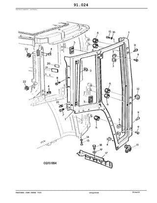 TRATORES JOHN DEERE 7500 CPCQ26568 30Jan02
REVESTIMENTO LATERAL
91.024
 