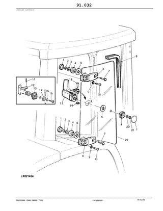 TRATORES JOHN DEERE 7500 CPCQ26568 30Jan02
JANELAS LATERAIS
91.032
 