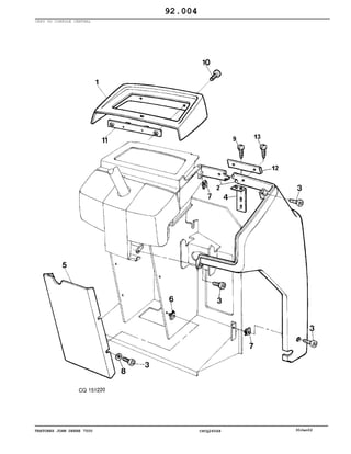 TRATORES JOHN DEERE 7500 CPCQ26568 30Jan02
CAPO DO CONSOLE CENTRAL
92.004
 