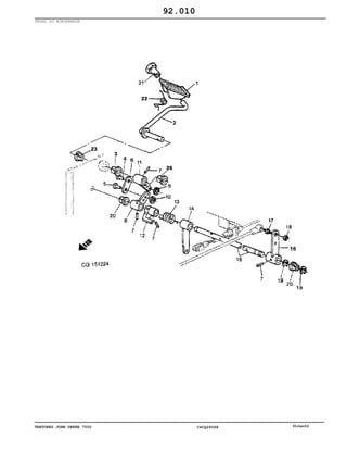 TRATORES JOHN DEERE 7500 CPCQ26568 30Jan02
PEDAL DO ACELERADOR
92.010
 