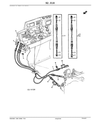 TRATORES JOHN DEERE 7500 CPCQ26568 30Jan02
ALAVANCA DO CÂMBIO DE GRUPOS
92.018
 