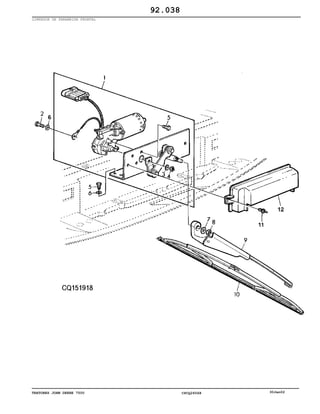 TRATORES JOHN DEERE 7500 CPCQ26568 30Jan02
LIMPADOR DE PARABRISA FRONTAL
92.038
 