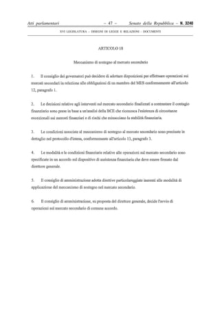 Atti parlamentari                            – 47 –        Senato della Repubblica – N. 3240
                    XVI LEGISLATURA – DISEGNI DI LEGGE E RELAZIONI - DOCUMENTI
 