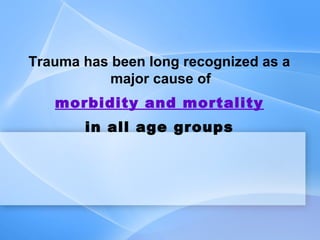 Golden Hours of trauma patients | PPT