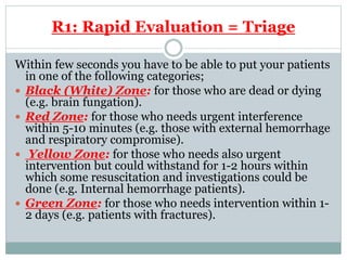 Management of Trauma | PPTX