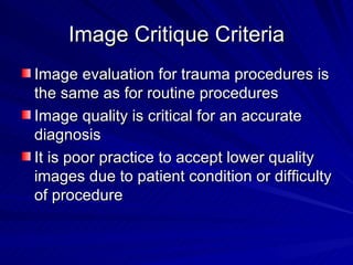 Trauma Radiography | PPT
