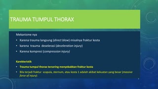 Comprehensive Overview of Thoracic and Abdominal Trauma Management | PDF