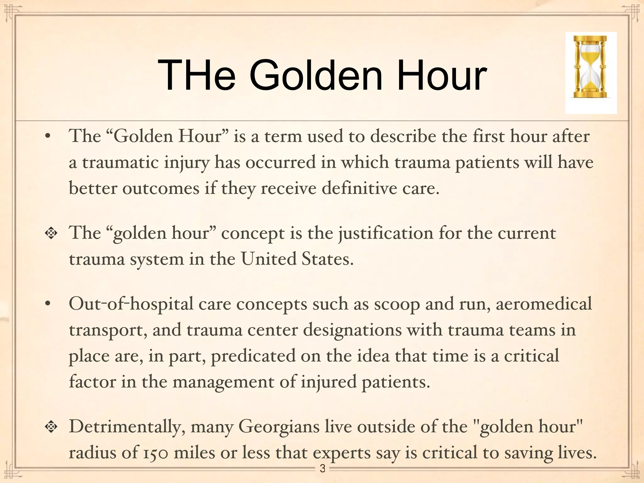 The Trauma System in Georgia | PPT
