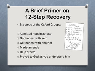 Trauma and the Twelve Steps: Clinical Keys to Recovery Enhancement | PPT