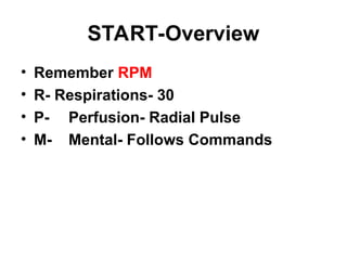 Triage Systems Rpm TRAUMA AND EMERGENCY triage NURSING.1.ppt