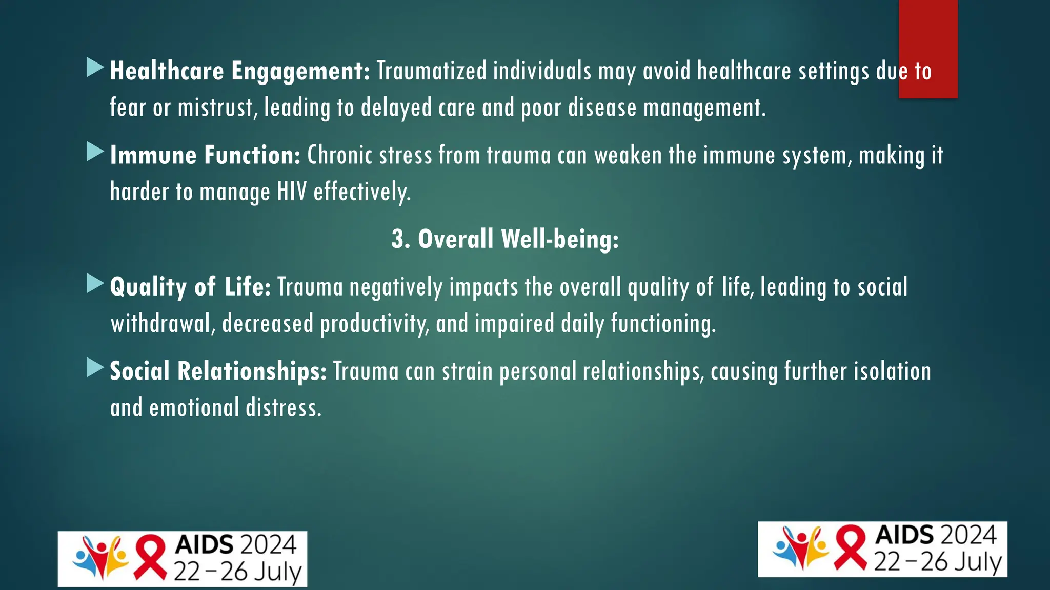 Trauma and Mental Health among people living with HIV | PPTX
