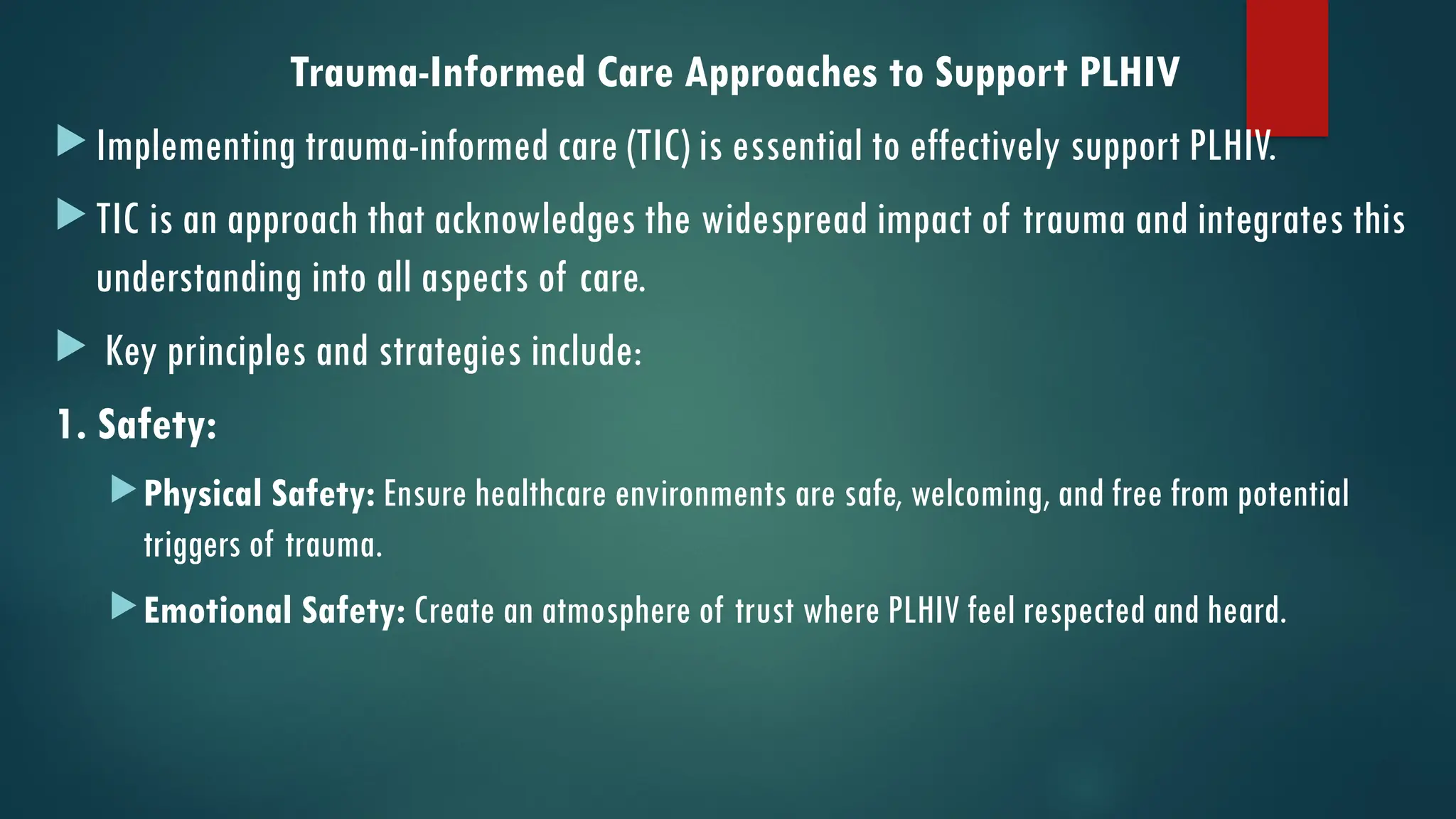 Trauma and Mental Health among people living with HIV | PPTX