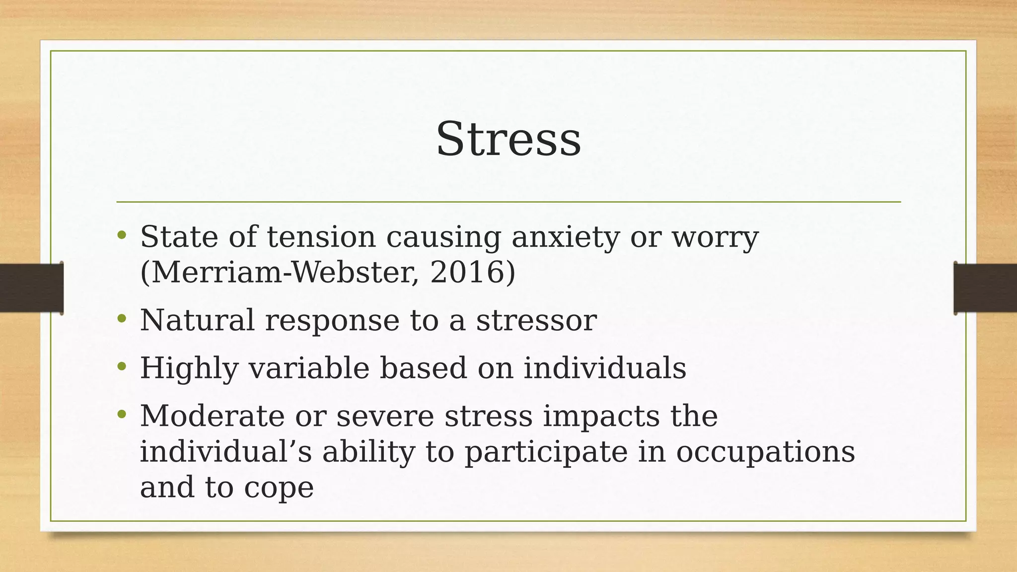 Trauma and stressor related disorders | PDF