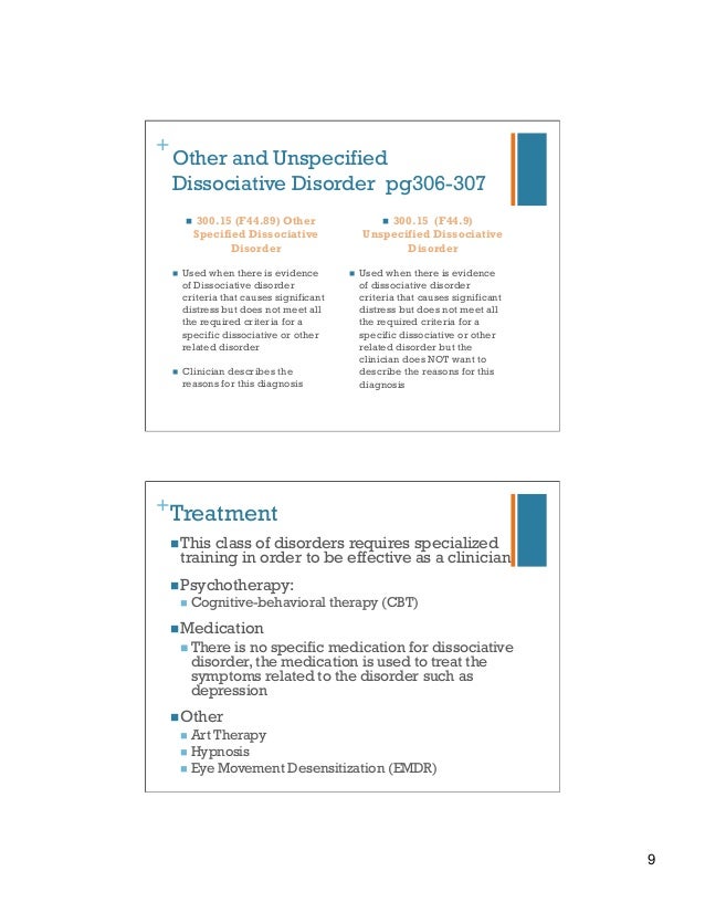 Dsm 5 trauma and stress related disorders dissociative disorders f 