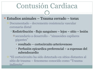 Trauma cardiaco cerrado
