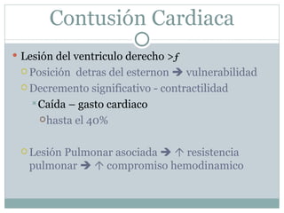 Trauma cardiaco cerrado