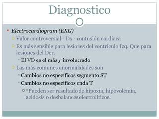 Trauma cardiaco cerrado