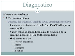 Trauma cardiaco cerrado