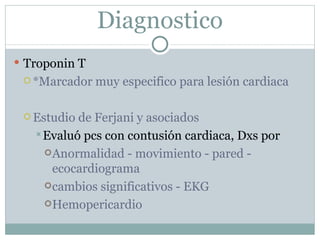 Trauma cardiaco cerrado