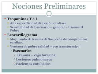 Trauma cardiaco cerrado