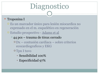 Trauma cardiaco cerrado