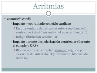 Trauma cardiaco cerrado